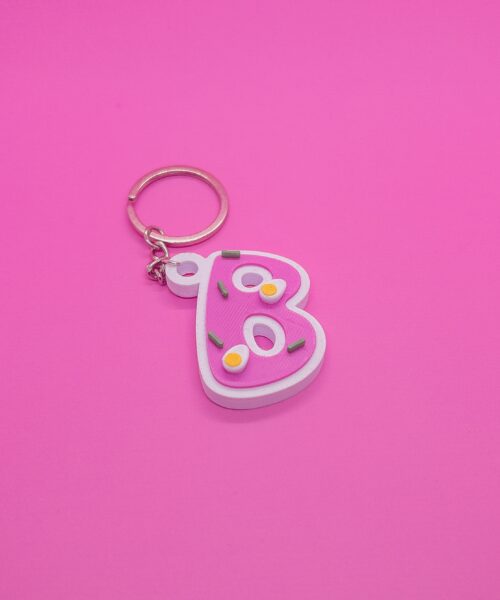 Raktų pakabukas šaltekų raidė